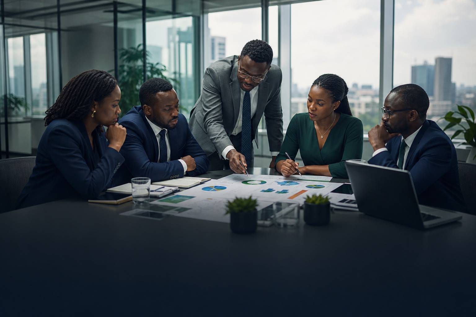 EPM Africa consultants in discussion
